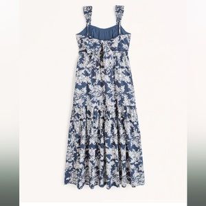 Bow Back Poplin Maxi Dress